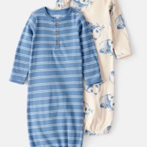 Baby 2 Pack Sleeper Gowns
