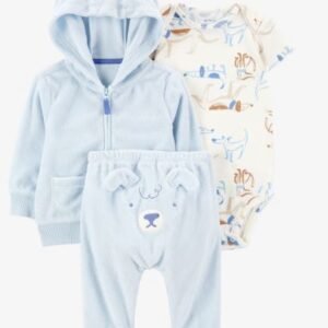 Baby 3-Piece Dog Little Jacket Set